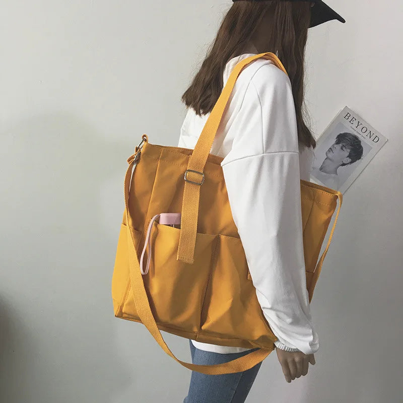 Oxford impermeável grande capacidade bolsa feminina bolsa de ombro feminina crossbody sacos para mulheres casual sacola