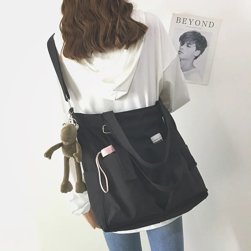 Oxford impermeável grande capacidade bolsa feminina bolsa de ombro feminina crossbody sacos para mulheres casual sacola