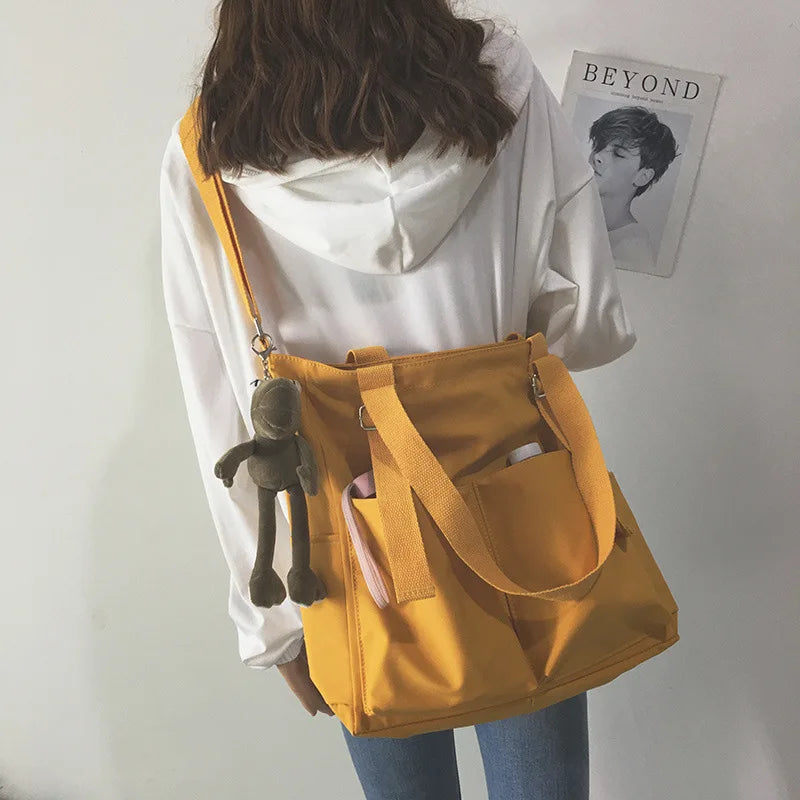 Oxford impermeável grande capacidade bolsa feminina bolsa de ombro feminina crossbody sacos para mulheres casual sacola
