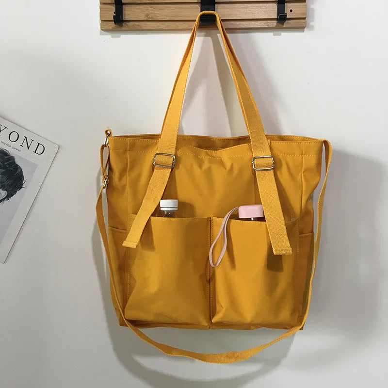 Oxford impermeável grande capacidade bolsa feminina bolsa de ombro feminina crossbody sacos para mulheres casual sacola
