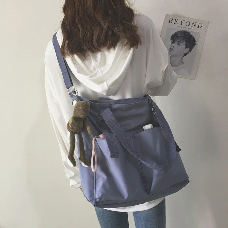 Oxford impermeável grande capacidade bolsa feminina bolsa de ombro feminina crossbody sacos para mulheres casual sacola