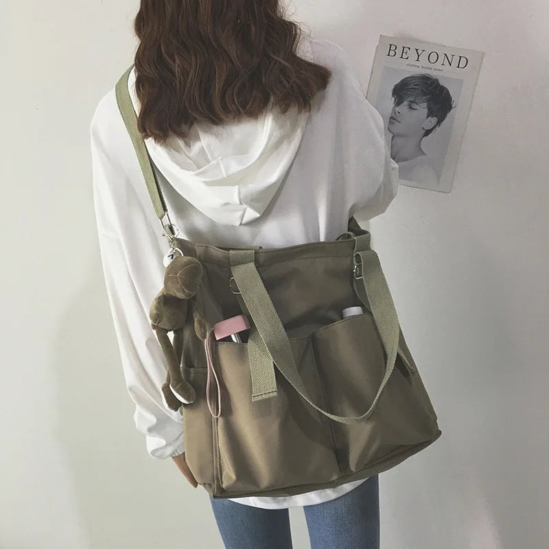 Oxford impermeável grande capacidade bolsa feminina bolsa de ombro feminina crossbody sacos para mulheres casual sacola