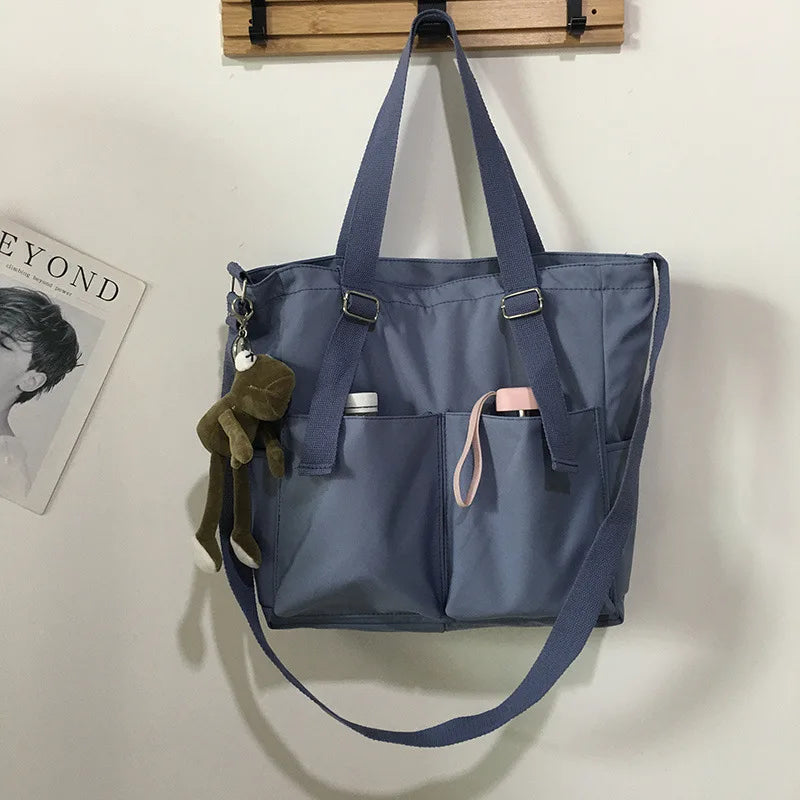 Oxford impermeável grande capacidade bolsa feminina bolsa de ombro feminina crossbody sacos para mulheres casual sacola
