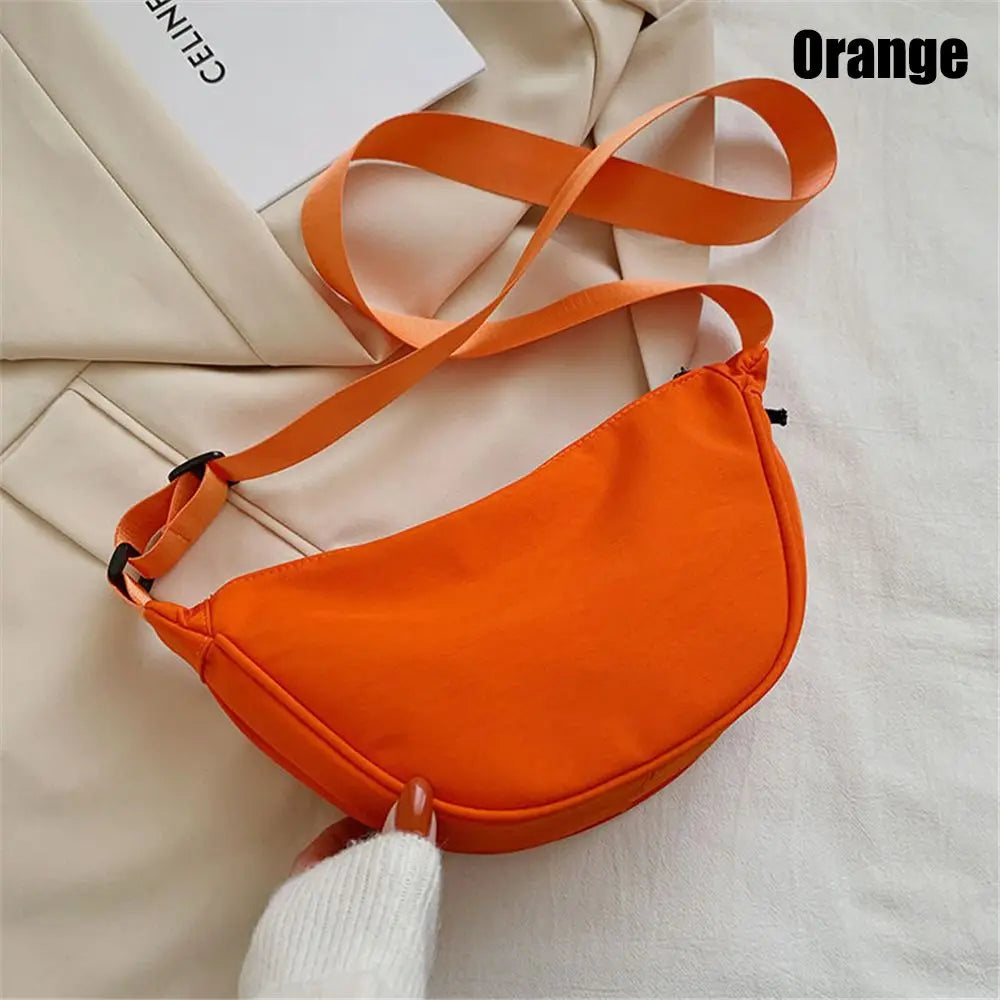 Moda náilon casual hobos saco de peito axilas saco crossbody para mulheres estudantes ombro cruz corpo saco