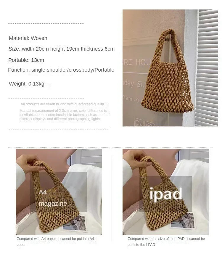 Moda feminina pequena crossbody saco de telefone cor sólida oco-para fora tecido crochê leve trançado bolsa de ombro crossbody sacos