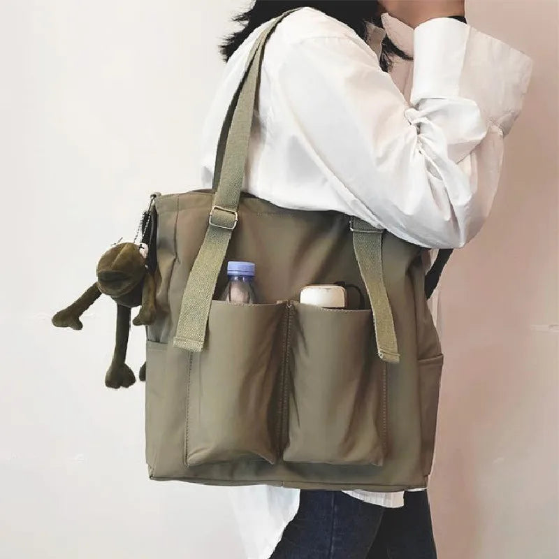 Oxford impermeável grande capacidade bolsa feminina bolsa de ombro feminina crossbody sacos para mulheres casual sacola