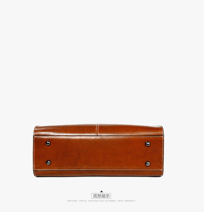Bolsa feminina corpo cruz bolsa de ombro couro genuíno compras moda escritório feminino real mensageiro sacos alça superior