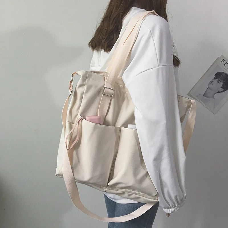 Oxford impermeável grande capacidade bolsa feminina bolsa de ombro feminina crossbody sacos para mulheres casual sacola