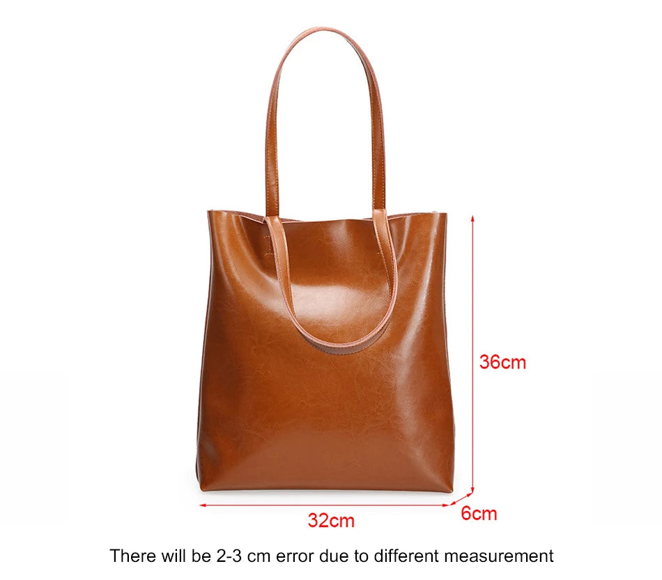 Bolsa de couro de vaca senhoras bolsas de couro genuíno grande bolsa feminina vintage 2023 escritório mão sacos de ombro para mulheres tote