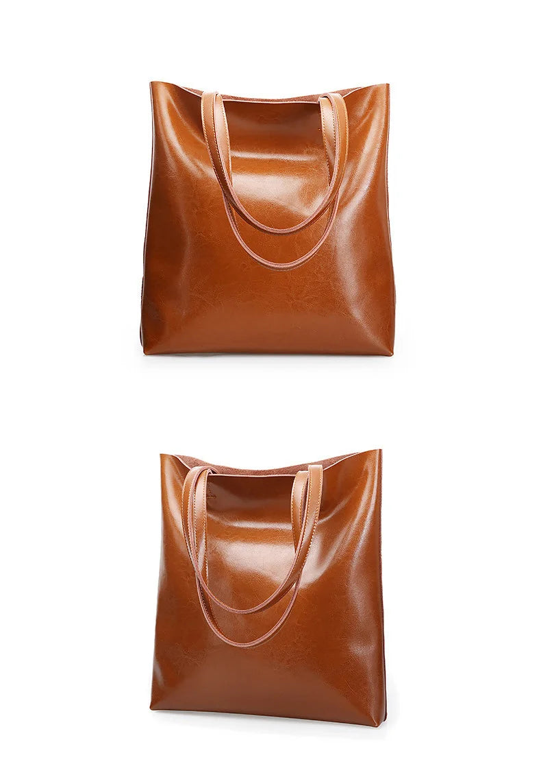 Bolsa de couro de vaca senhoras bolsas de couro genuíno grande bolsa feminina vintage 2023 escritório mão sacos de ombro para mulheres tote