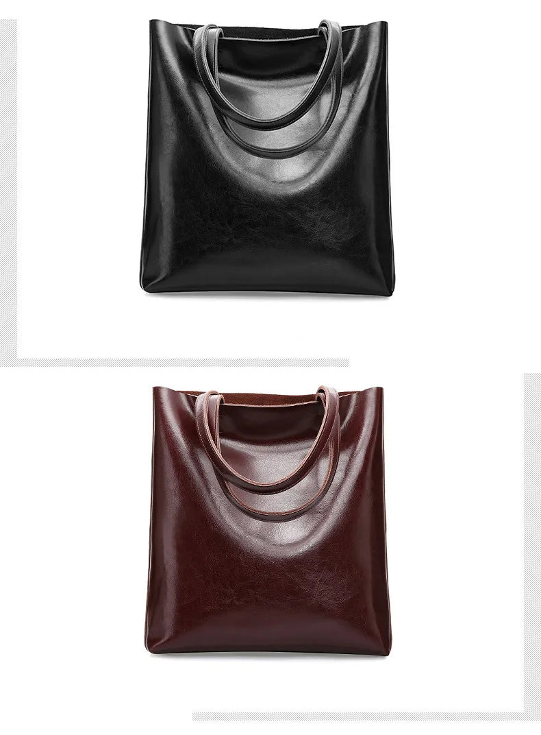 Bolsa de couro de vaca senhoras bolsas de couro genuíno grande bolsa feminina vintage 2023 escritório mão sacos de ombro para mulheres tote