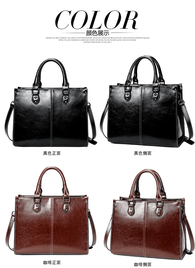 Bolsa feminina corpo cruz bolsa de ombro couro genuíno compras moda escritório feminino real mensageiro sacos alça superior