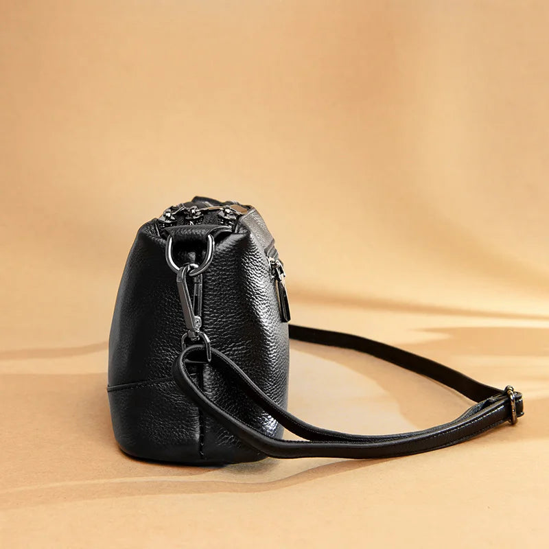 Nova moda feminina bolsas de couro genuíno bolsas femininas designer sacos ombro marca luxo senhoras saco do mensageiro