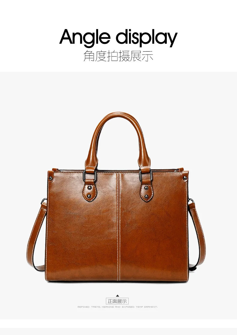 Bolsa feminina corpo cruz bolsa de ombro couro genuíno compras moda escritório feminino real mensageiro sacos alça superior