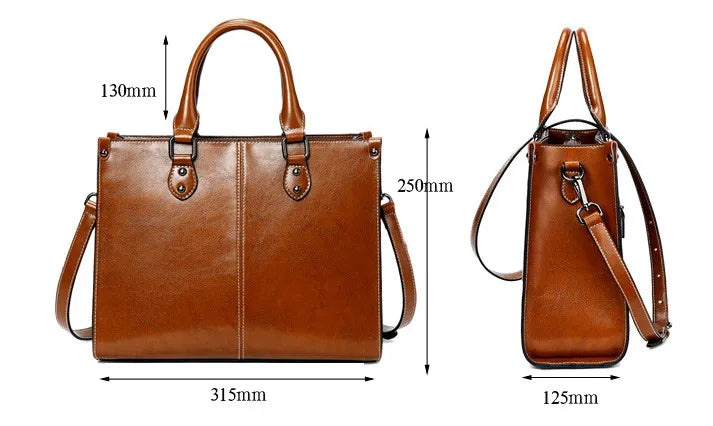 Bolsa feminina corpo cruz bolsa de ombro couro genuíno compras moda escritório feminino real mensageiro sacos alça superior