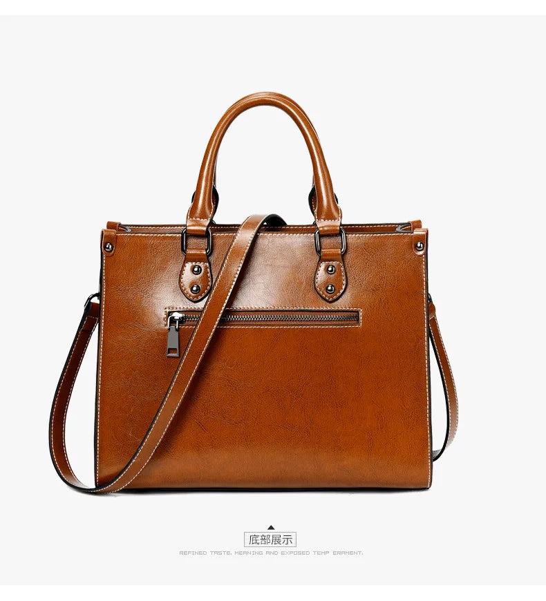Bolsa feminina corpo cruz bolsa de ombro couro genuíno compras moda escritório feminino real mensageiro sacos alça superior
