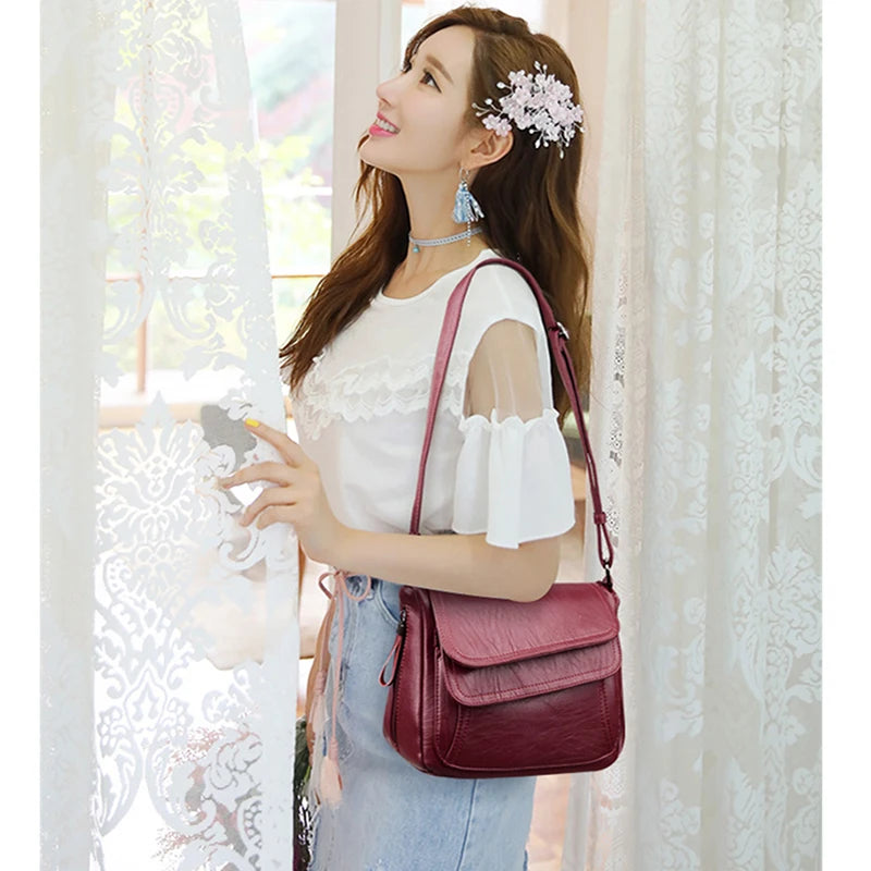 Bolsa de designer de luxo alta qualidade bolsas e bolsas de couro macio casual ombro mensageiro sacos para as mulheres 2022 novo sac
