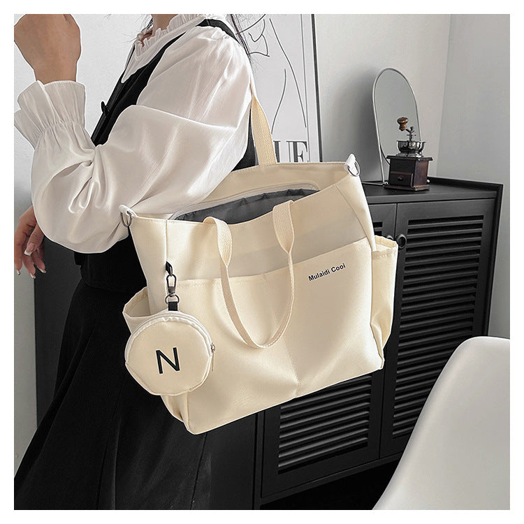 Bolsa feminina impermeável de ombro crossbody, bolsa tote oxford para estudantes, bolsa feminina para mulheres