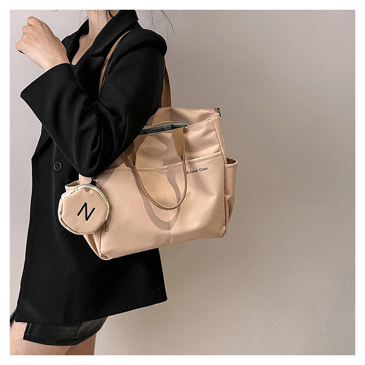 Bolsa feminina impermeável de ombro crossbody, bolsa tote oxford para estudantes, bolsa feminina para mulheres