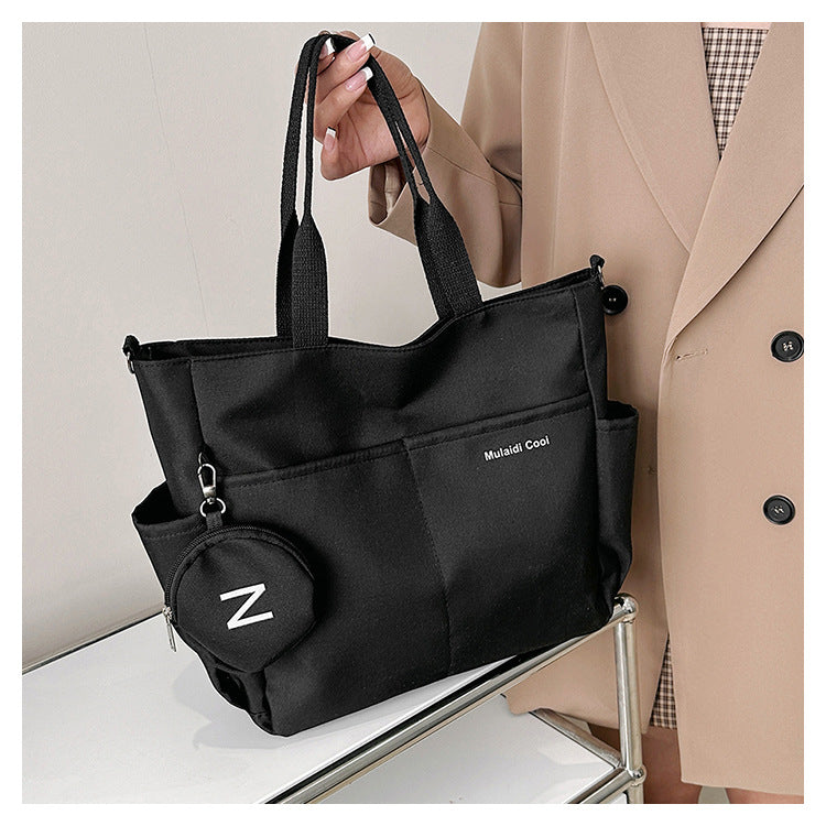 Bolsa feminina impermeável de ombro crossbody, bolsa tote oxford para estudantes, bolsa feminina para mulheres