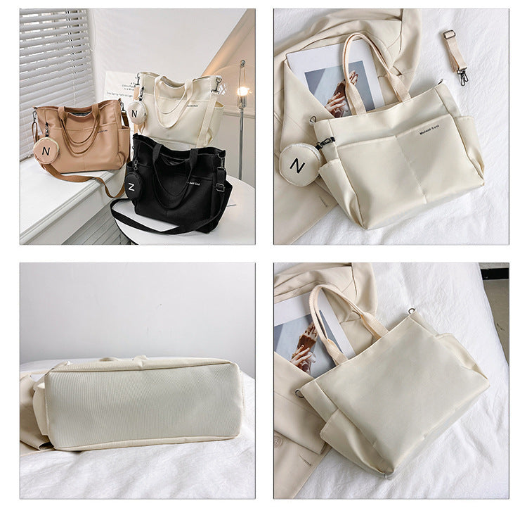 Bolsa feminina impermeável de ombro crossbody, bolsa tote oxford para estudantes, bolsa feminina para mulheres