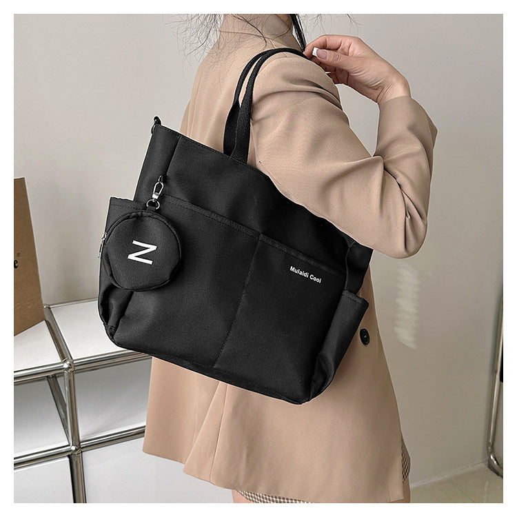 Bolsa feminina impermeável de ombro crossbody, bolsa tote oxford para estudantes, bolsa feminina para mulheres