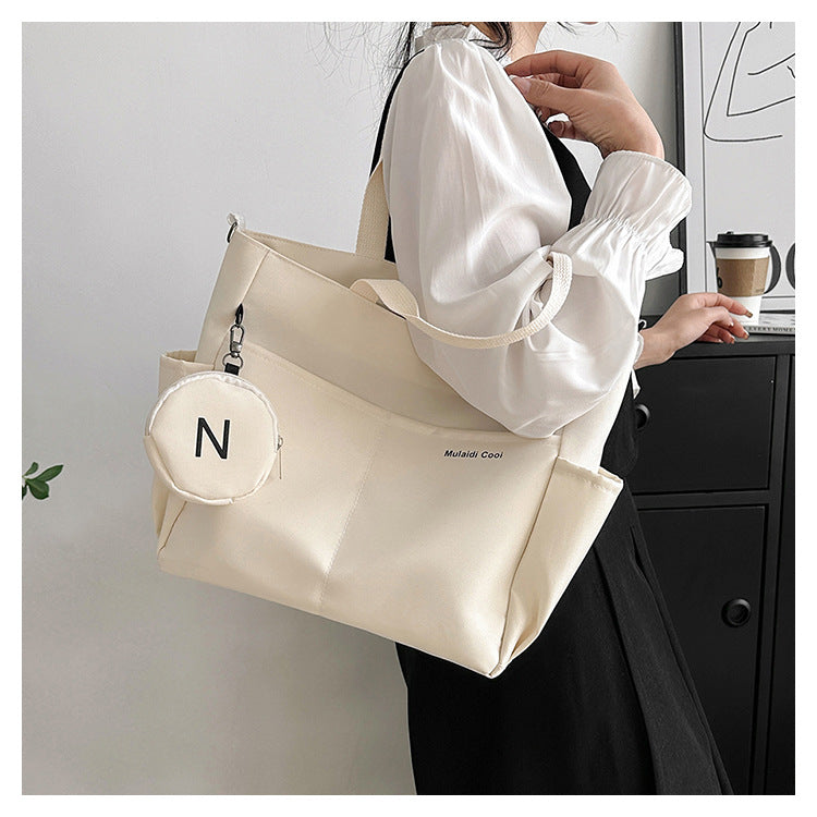 Bolsa feminina impermeável de ombro crossbody, bolsa tote oxford para estudantes, bolsa feminina para mulheres