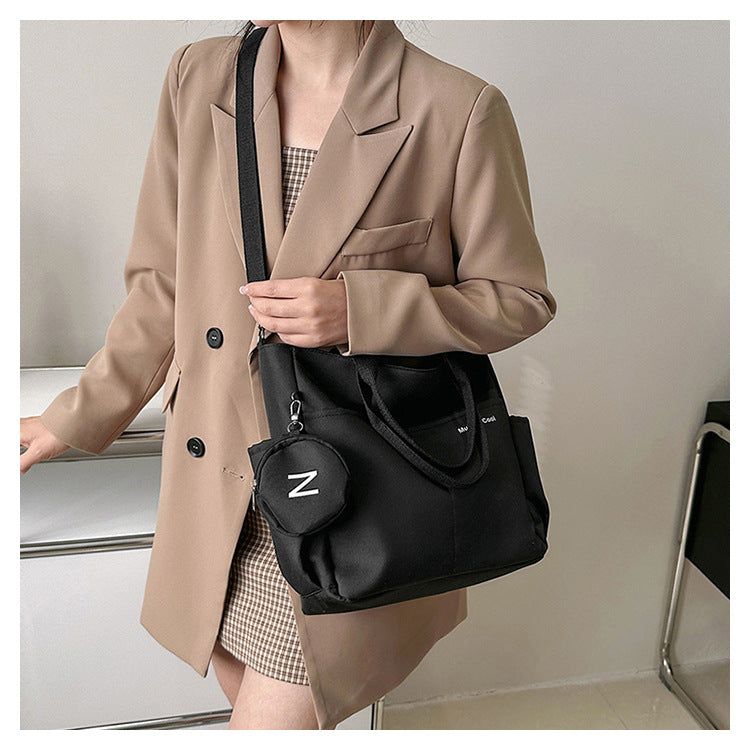 Bolsa feminina impermeável de ombro crossbody, bolsa tote oxford para estudantes, bolsa feminina para mulheres