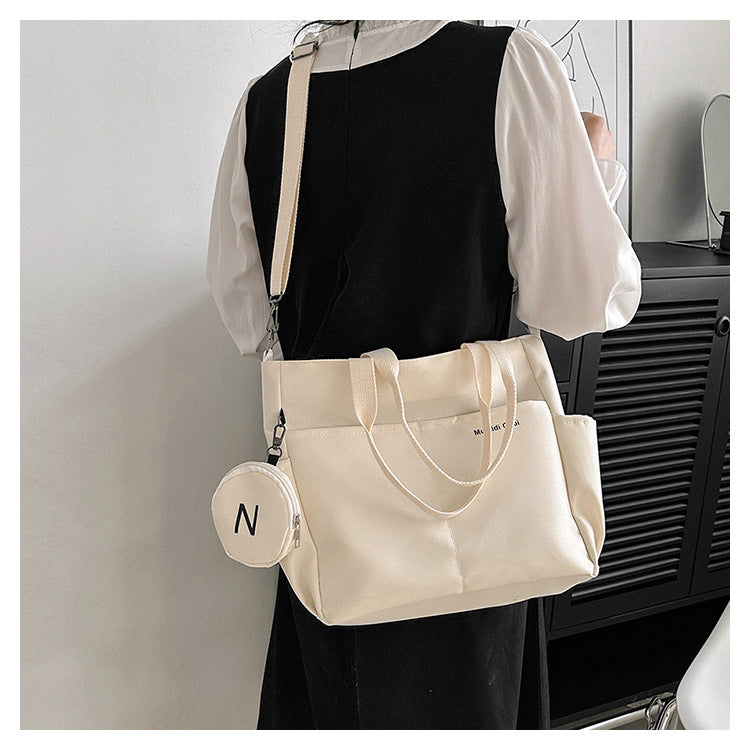 Bolsa feminina impermeável de ombro crossbody, bolsa tote oxford para estudantes, bolsa feminina para mulheres