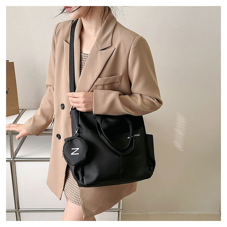 Bolsa feminina impermeável de ombro crossbody, bolsa tote oxford para estudantes, bolsa feminina para mulheres