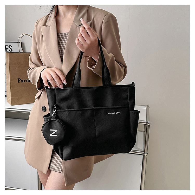 Bolsa feminina impermeável de ombro crossbody, bolsa tote oxford para estudantes, bolsa feminina para mulheres