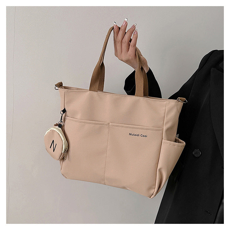 Bolsa feminina impermeável de ombro crossbody, bolsa tote oxford para estudantes, bolsa feminina para mulheres