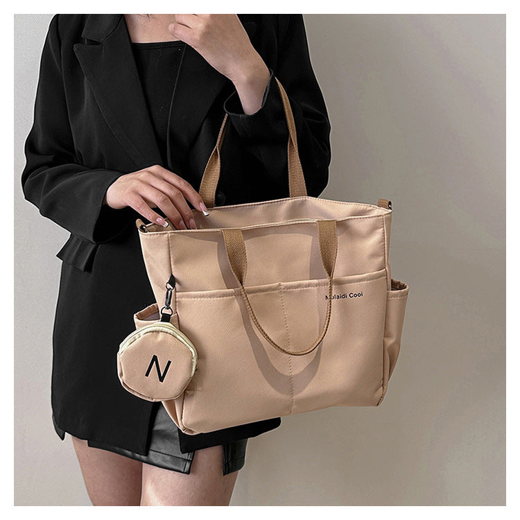 Bolsa feminina impermeável de ombro crossbody, bolsa tote oxford para estudantes, bolsa feminina para mulheres