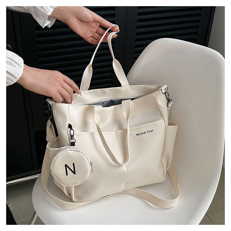Bolsa feminina impermeável de ombro crossbody, bolsa tote oxford para estudantes, bolsa feminina para mulheres