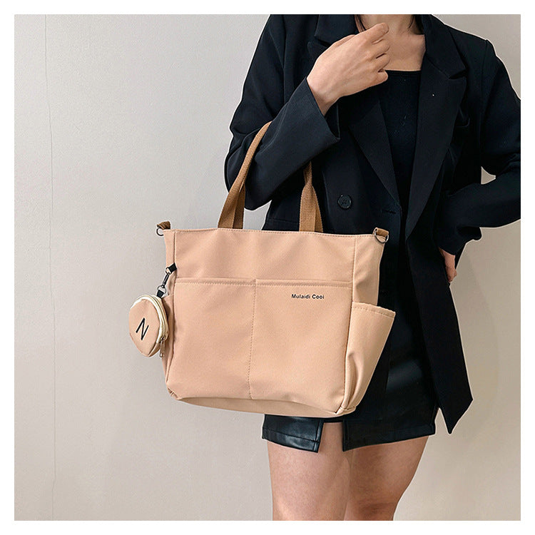 Bolsa feminina impermeável de ombro crossbody, bolsa tote oxford para estudantes, bolsa feminina para mulheres