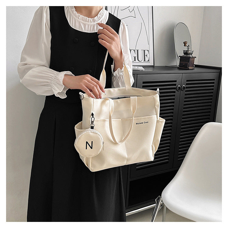 Bolsa feminina impermeável de ombro crossbody, bolsa tote oxford para estudantes, bolsa feminina para mulheres