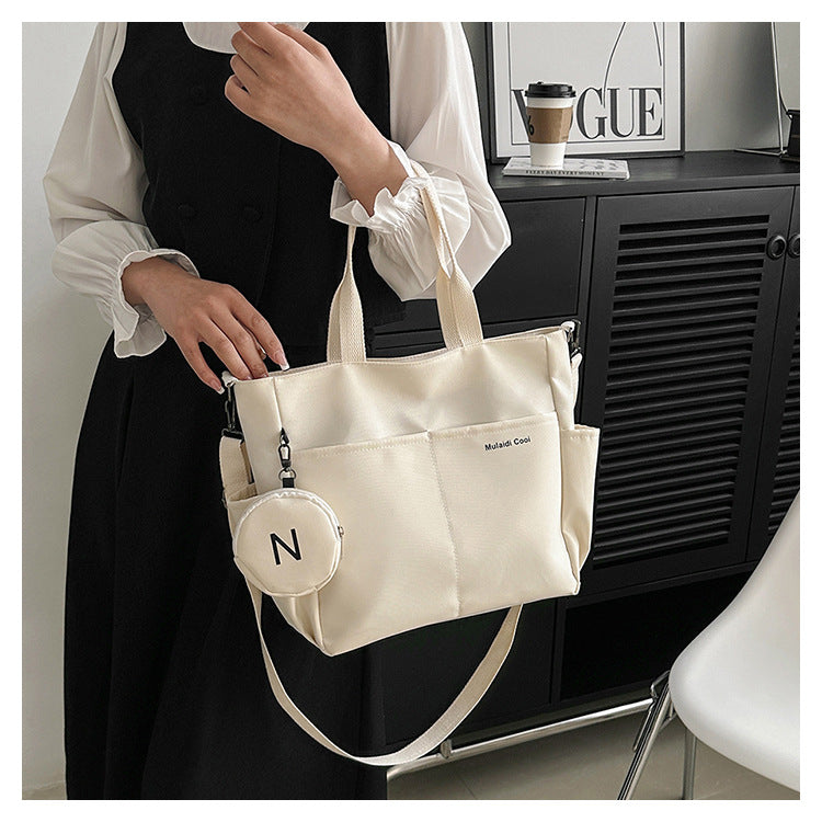 Bolsa feminina impermeável de ombro crossbody, bolsa tote oxford para estudantes, bolsa feminina para mulheres