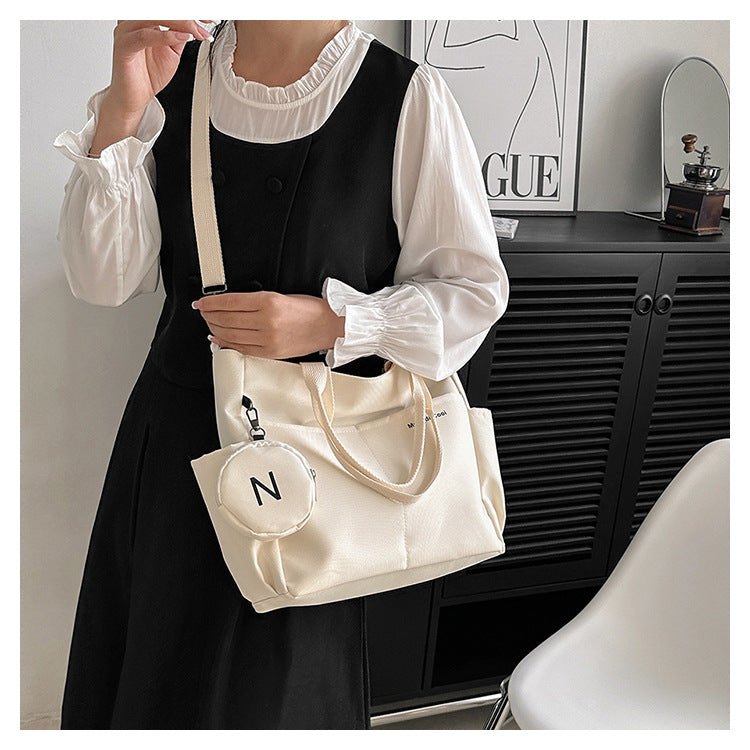 Bolsa feminina impermeável de ombro crossbody, bolsa tote oxford para estudantes, bolsa feminina para mulheres