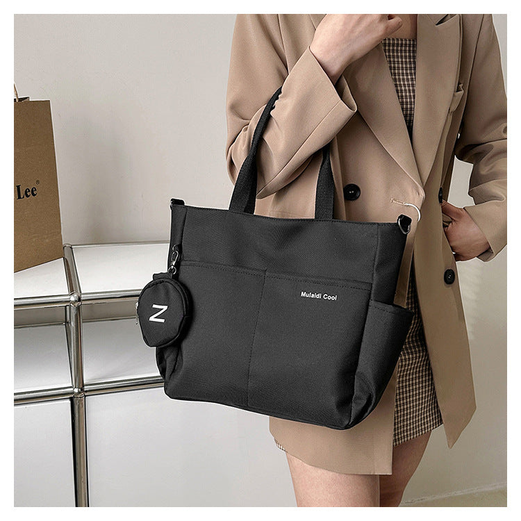 Bolsa feminina impermeável de ombro crossbody, bolsa tote oxford para estudantes, bolsa feminina para mulheres