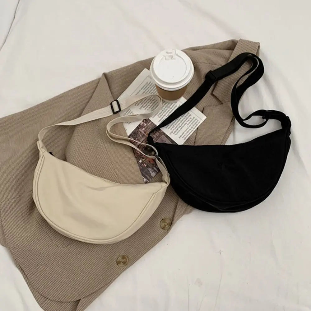 Moda náilon casual hobos saco de peito axilas saco crossbody para mulheres estudantes ombro cruz corpo saco