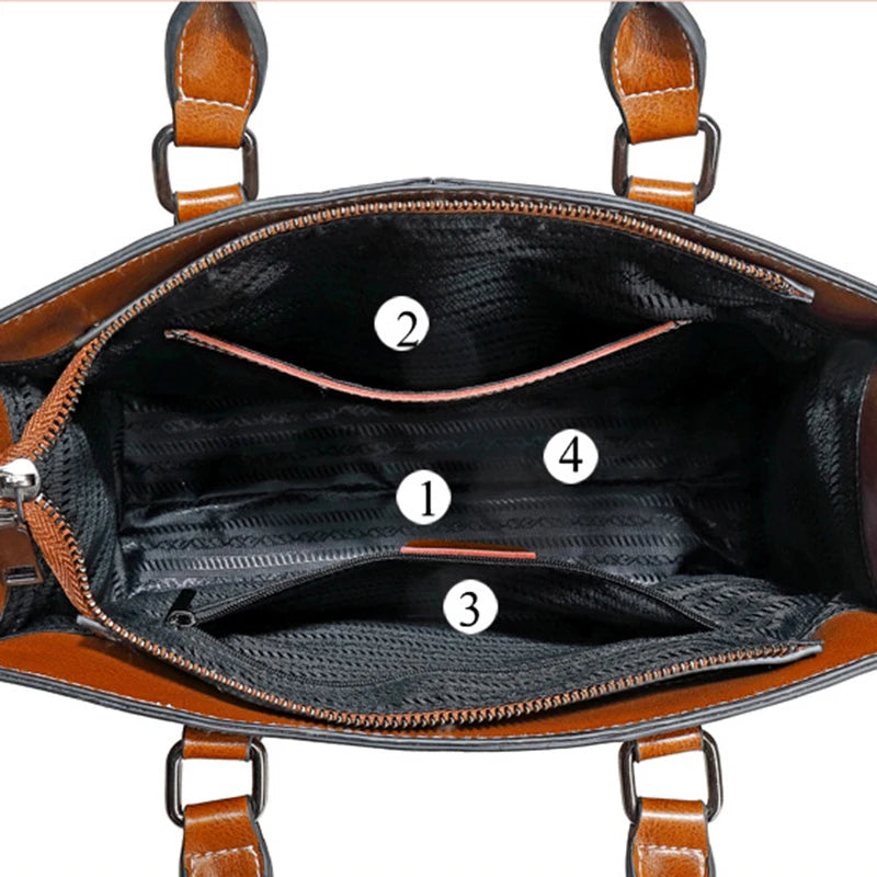 Bolsa feminina corpo cruz bolsa de ombro couro genuíno compras moda escritório feminino real mensageiro sacos alça superior