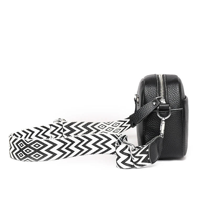 Alta qualidade de couro genuíno das mulheres crossbody sacos ombro 2023 luxo cor sólida bolsa couro vaca feminino mensageiro tote sac