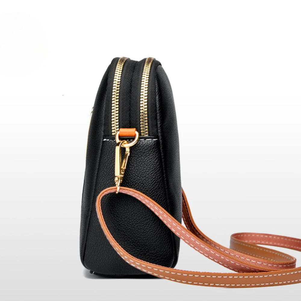 Alta qualidade de couro genuíno bolsas luxo bolsa feminina designer crossbody sacos ombro 2024 senhoras mensageiro sac