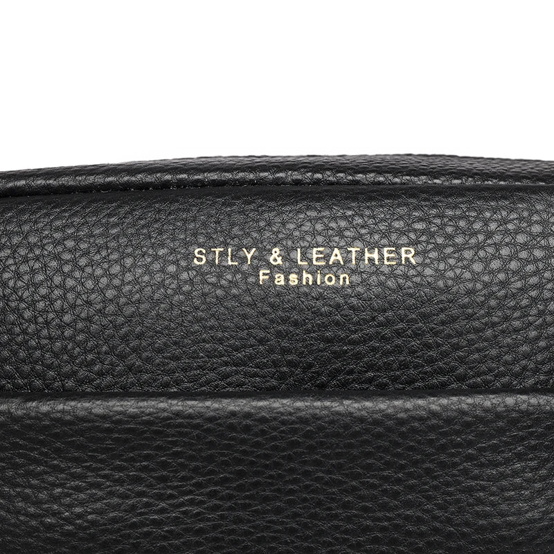Alta qualidade de couro genuíno das mulheres crossbody sacos ombro 2023 luxo cor sólida bolsa couro vaca feminino mensageiro tote sac