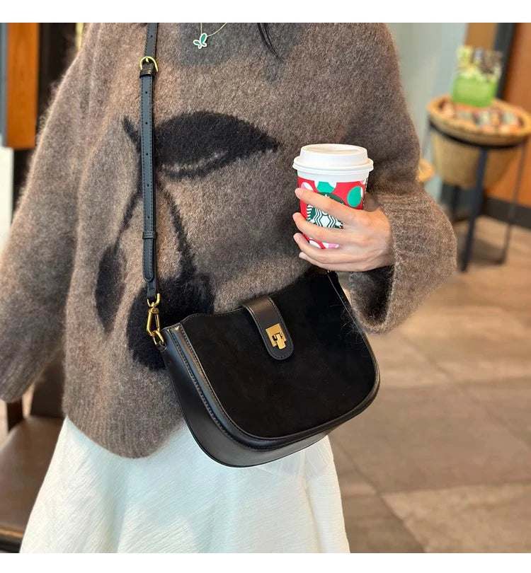 Bolsa de ombro de couro genuíno das mulheres senhoras macio vaca bolsa de couro real moda feminina design de luxo sacos crossbody