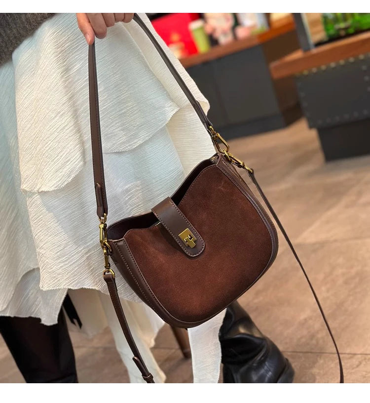 Bolsa de ombro de couro genuíno das mulheres senhoras macio vaca bolsa de couro real moda feminina design de luxo sacos crossbody