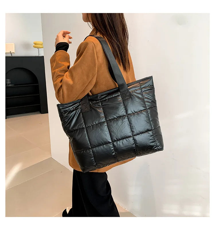 Moda grande capacidade sacola outono inverno novo estilo versátil ombro único axilas bolsa para mulher