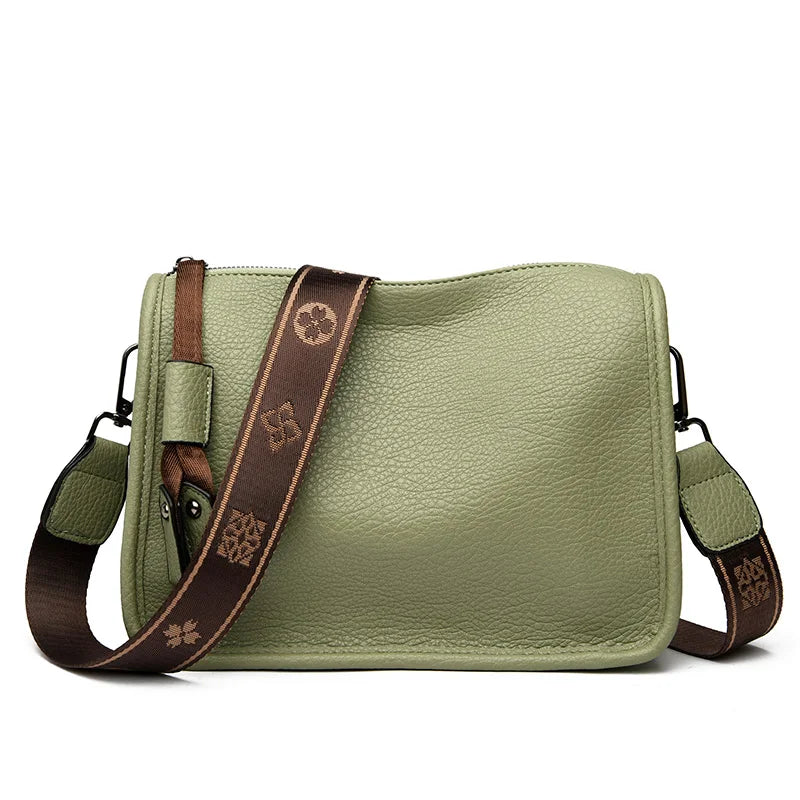Alta qualidade de couro genuíno das mulheres sacola luxo macio senhoras ombro crossbody sacos 2024 moda feminina mensageiro sac