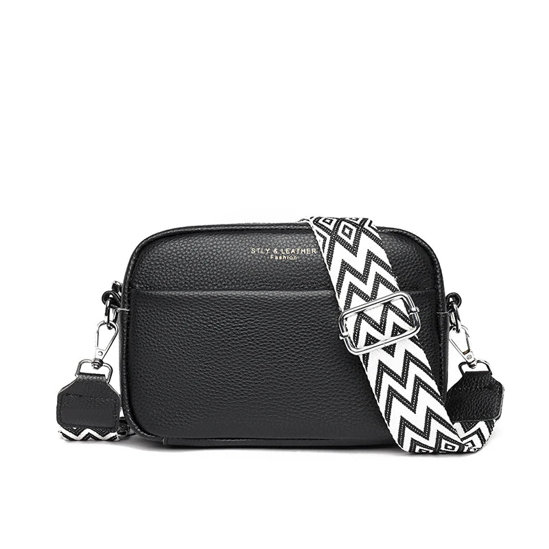 Alta qualidade de couro genuíno das mulheres crossbody sacos ombro 2023 luxo cor sólida bolsa couro vaca feminino mensageiro tote sac