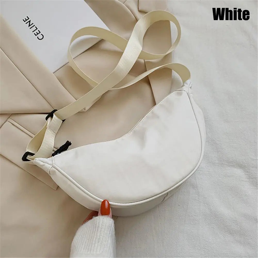 Moda náilon casual hobos saco de peito axilas saco crossbody para mulheres estudantes ombro cruz corpo saco